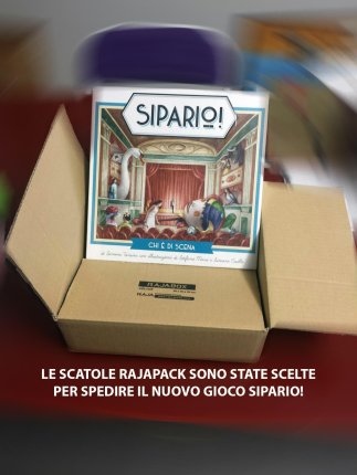 Scatole Rajapack per spedire "Sipario"